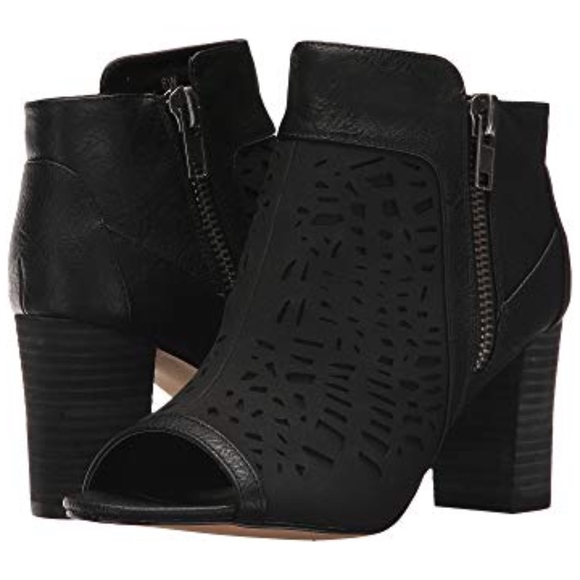 Michael Antonio Shoes - Michael Antonio Open Toe Bootie in Black